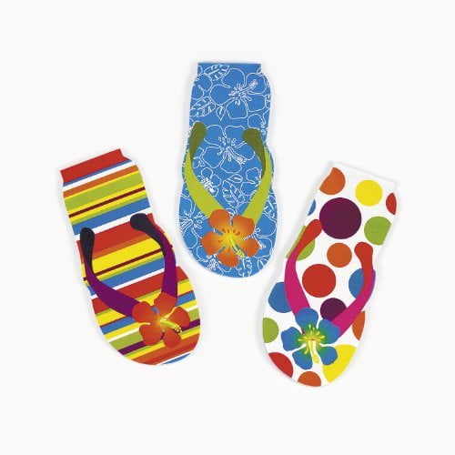 Flip Flop Giant Erasers 4 Pack 3" x 1 1/2" Ea Flip Flop Giant Erasers 4 Pack 3" x 1 1/2" Ea